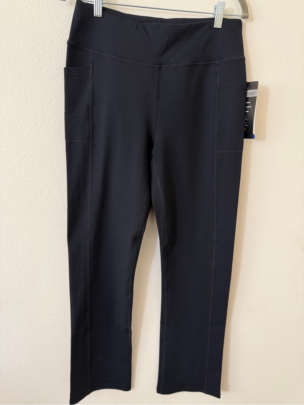 Skechers Black Straight-Leg Pocket Active Pants